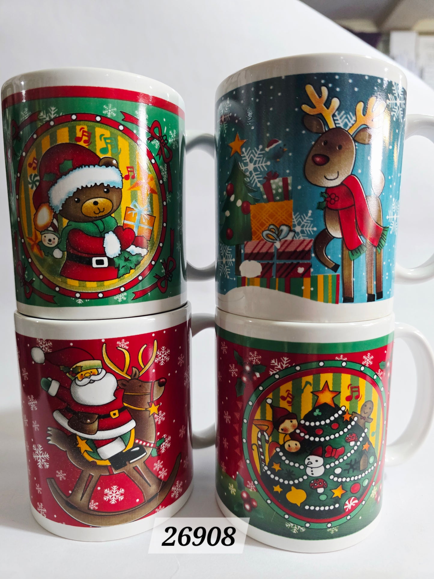 Taza navideña docena
