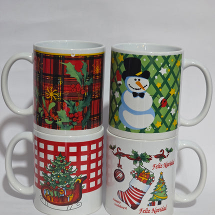 Taza navideña docena