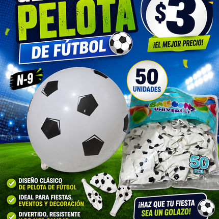 Globo pelota fútbol