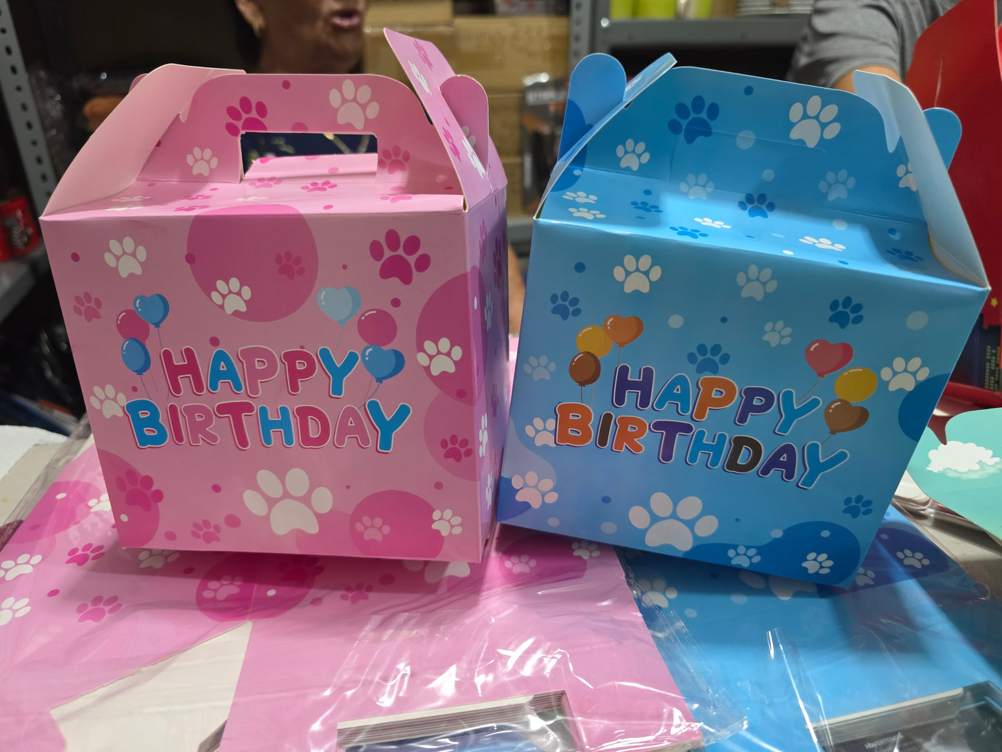 Caja para fiestas x10