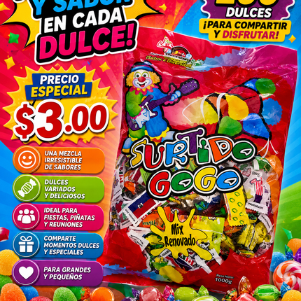 Variedad de dulces