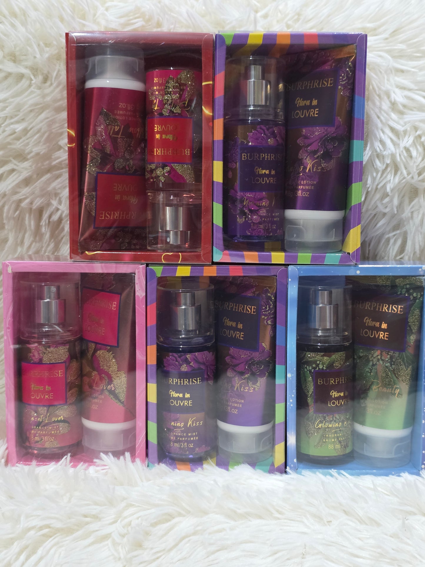 Set de splash y crema dama