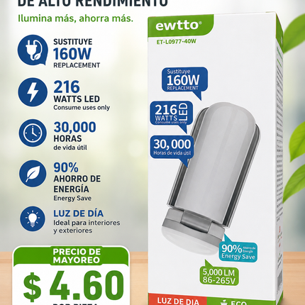 Foco de aspa 40w