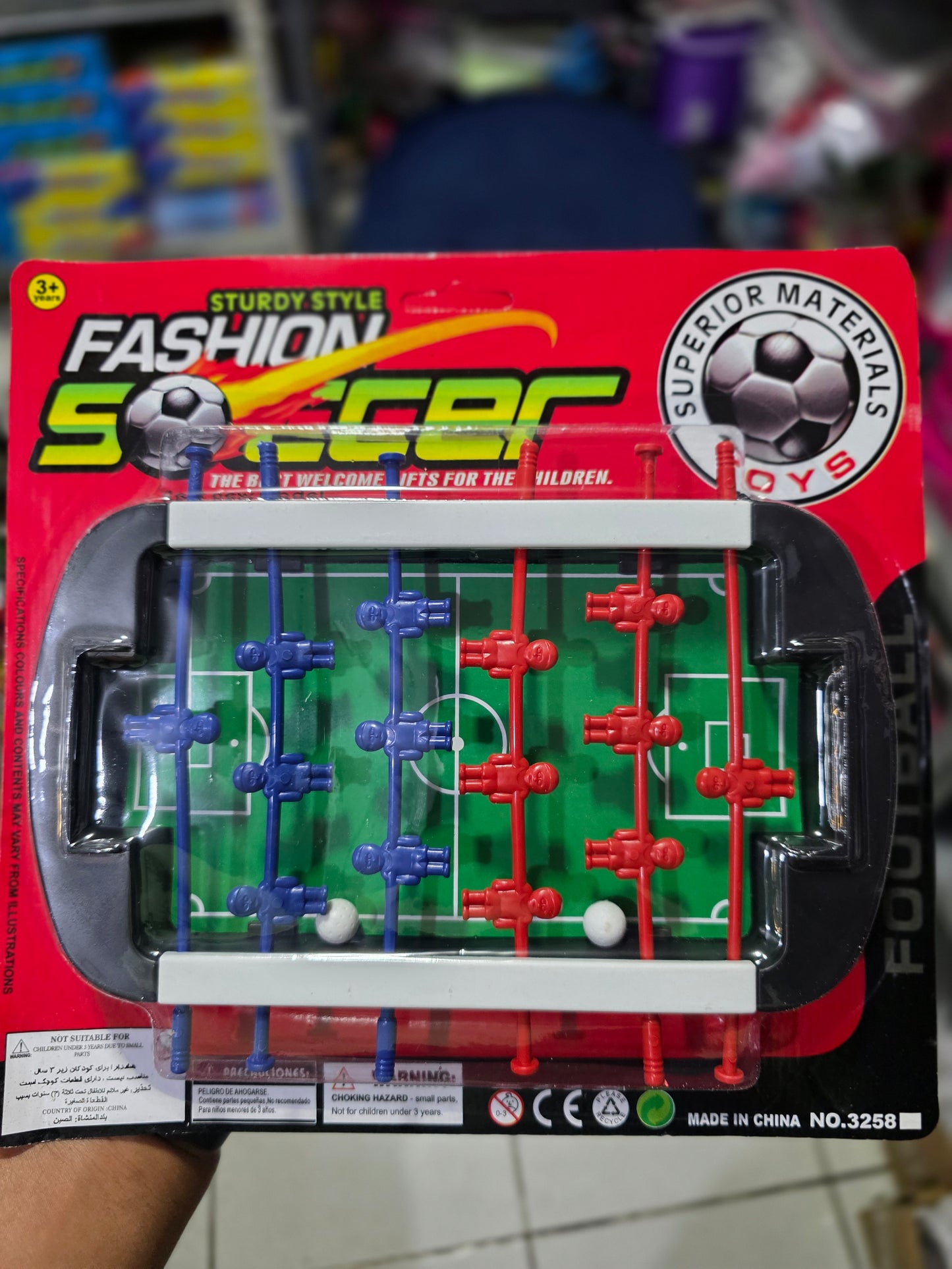 Fútbol en blister