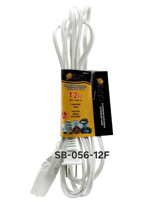 Extensión eléctrica 12 pies
