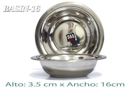 Bowl de metal 16cm docena