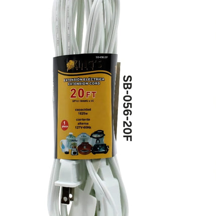 Extensión eléctrica 20 pies