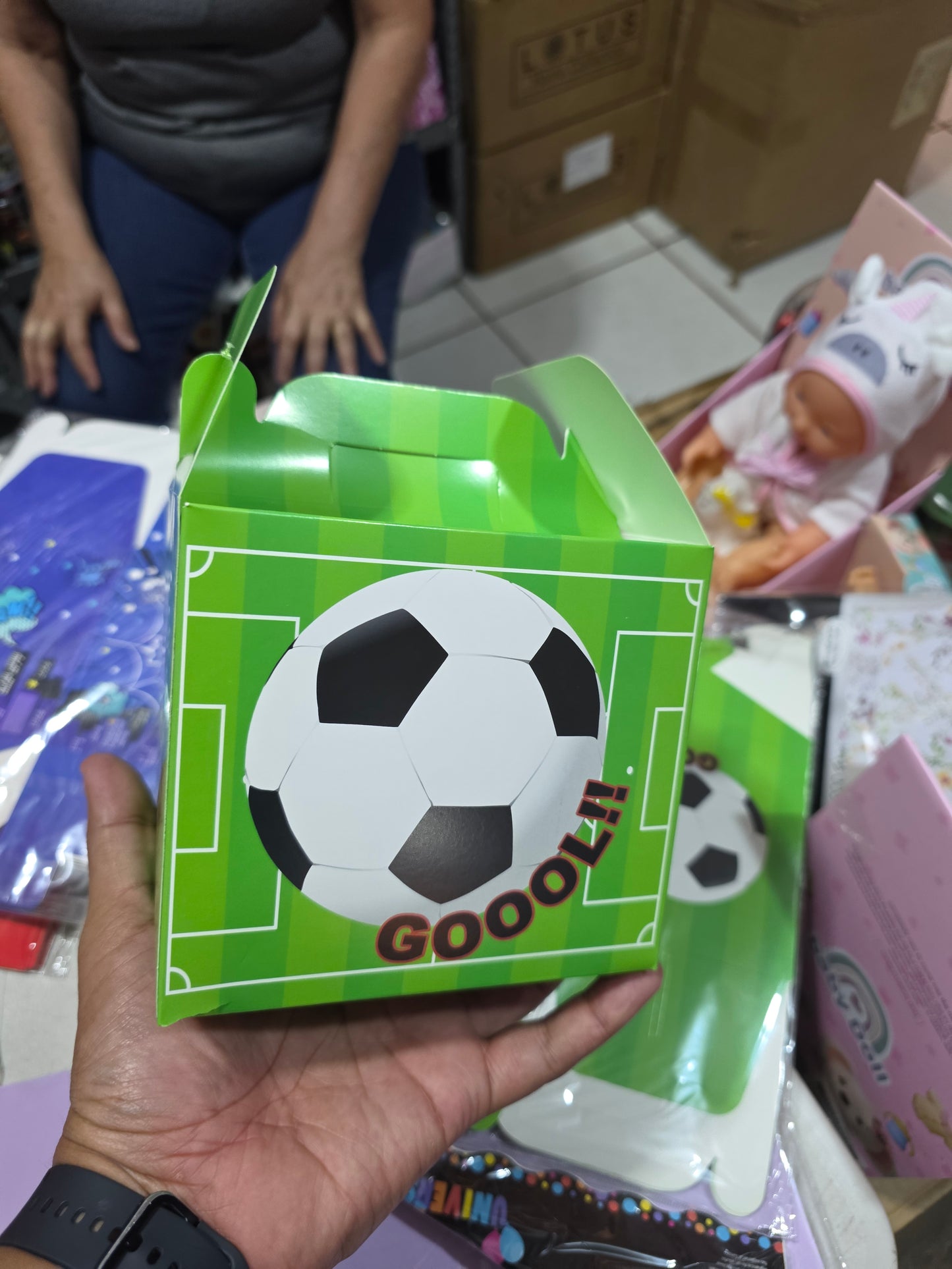 Caja para fiestas x10