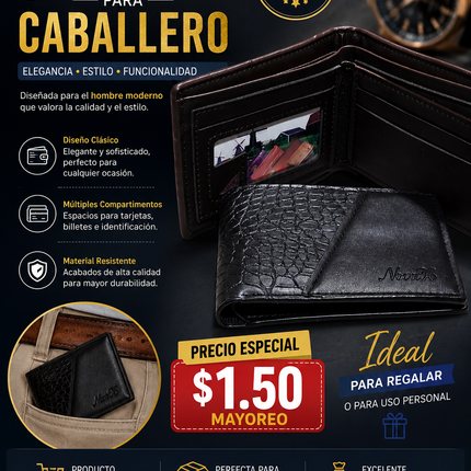 Billetera caballero