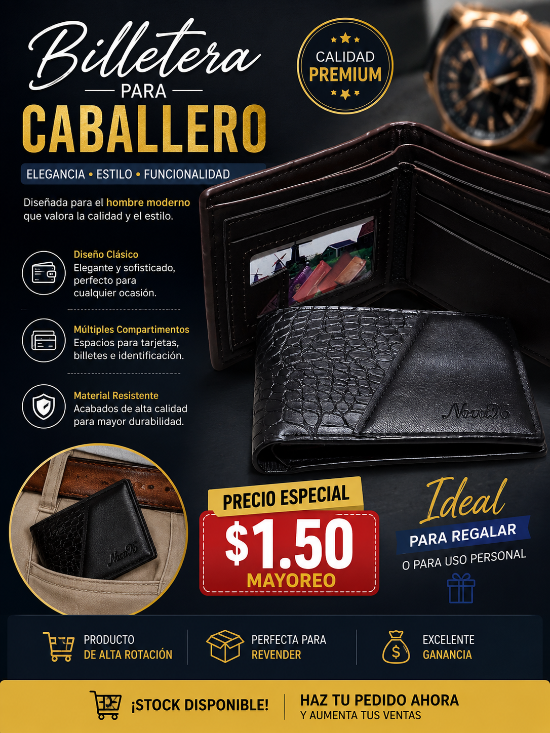 Billetera caballero