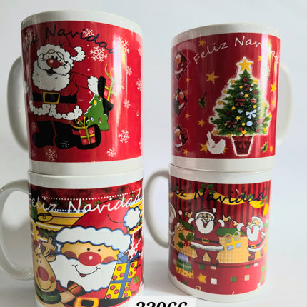 Taza navideña docena