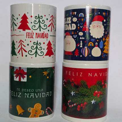 Taza navideña docena