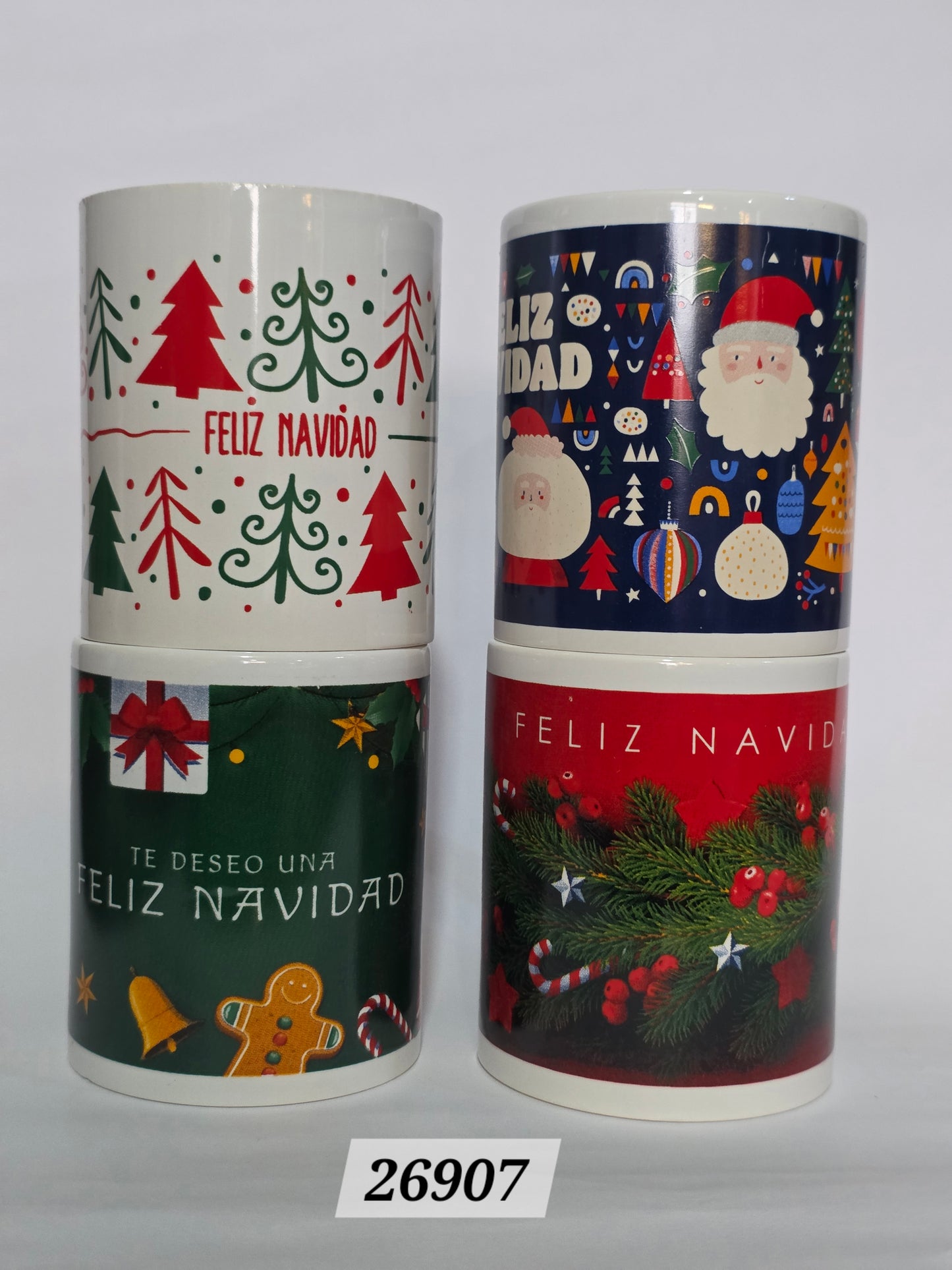 Taza navideña docena