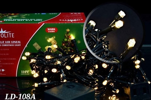 Luz 100l 8cm multi linea verde