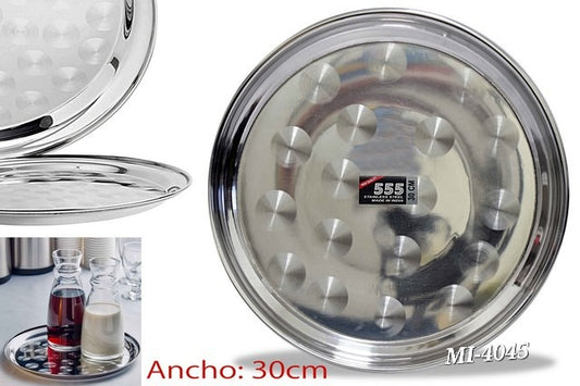 Bandeja metal 30cm