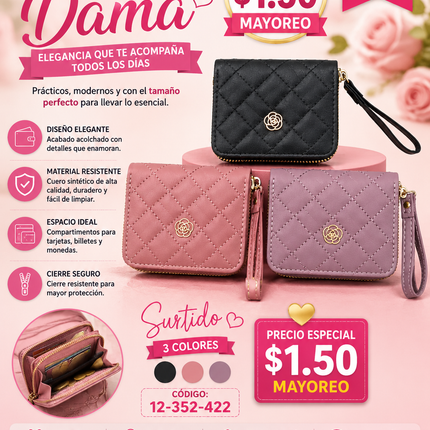 Monedero dama 422