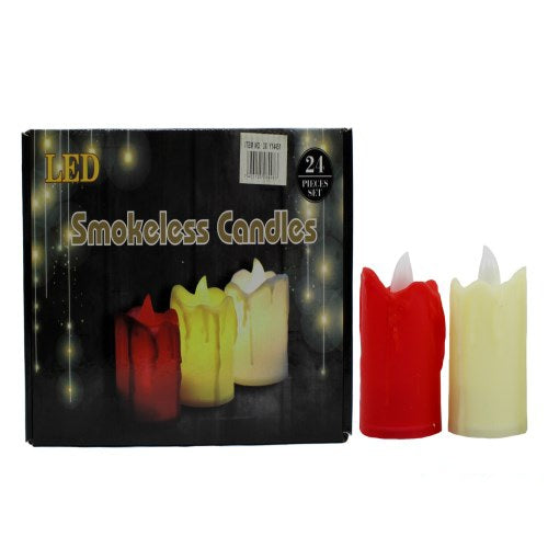 Vela plastica caja 24