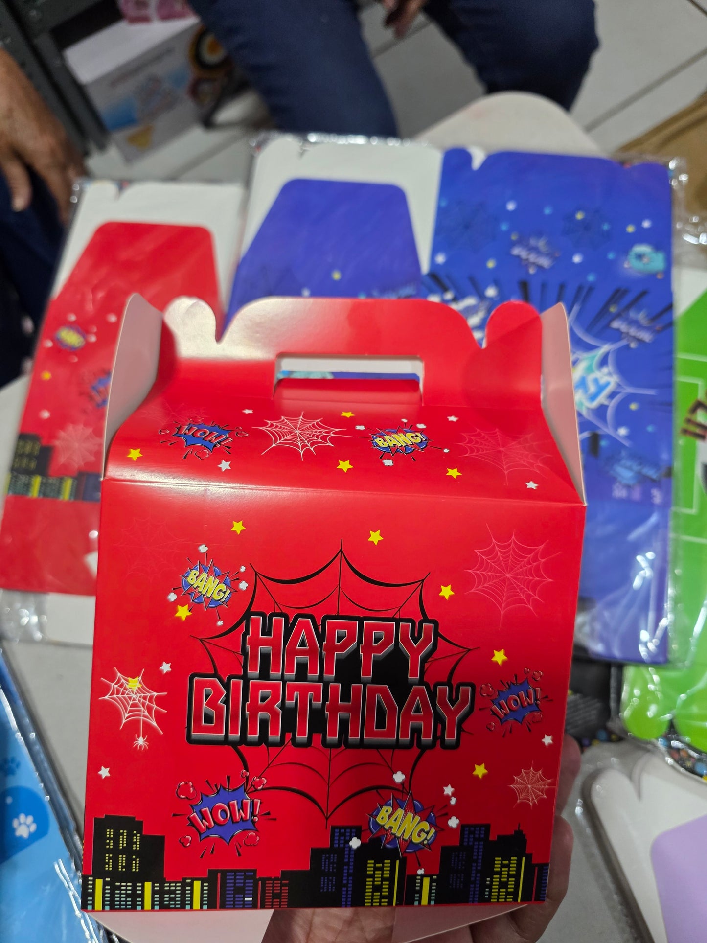 Caja para fiestas x10