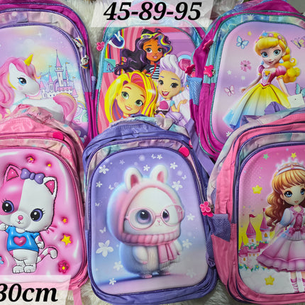 89-95 Mochila niña 3 ziper