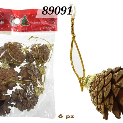 Piñita navideñas 6pc