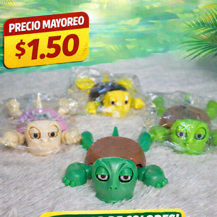 Tortuga porta vaso